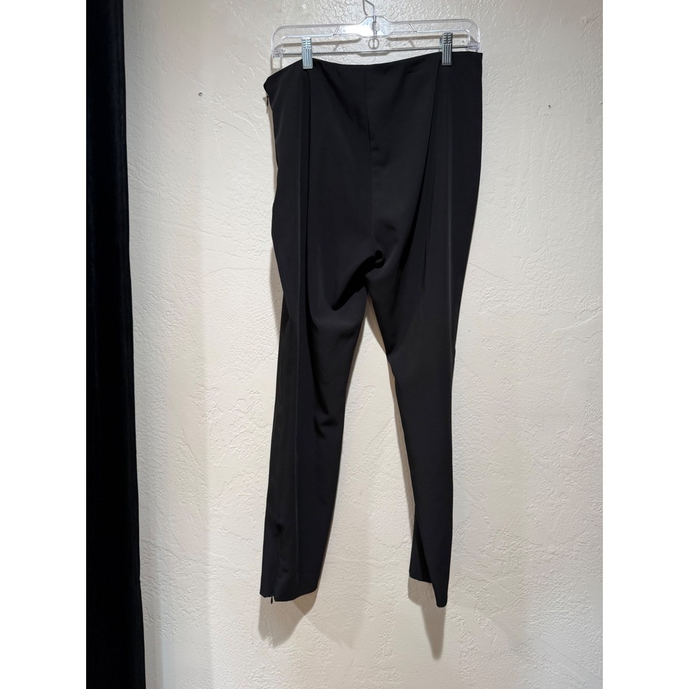 Simply Vera Vera Wang Womens Black Skinny Side Zip Ankle Pants Size 12 Stretch